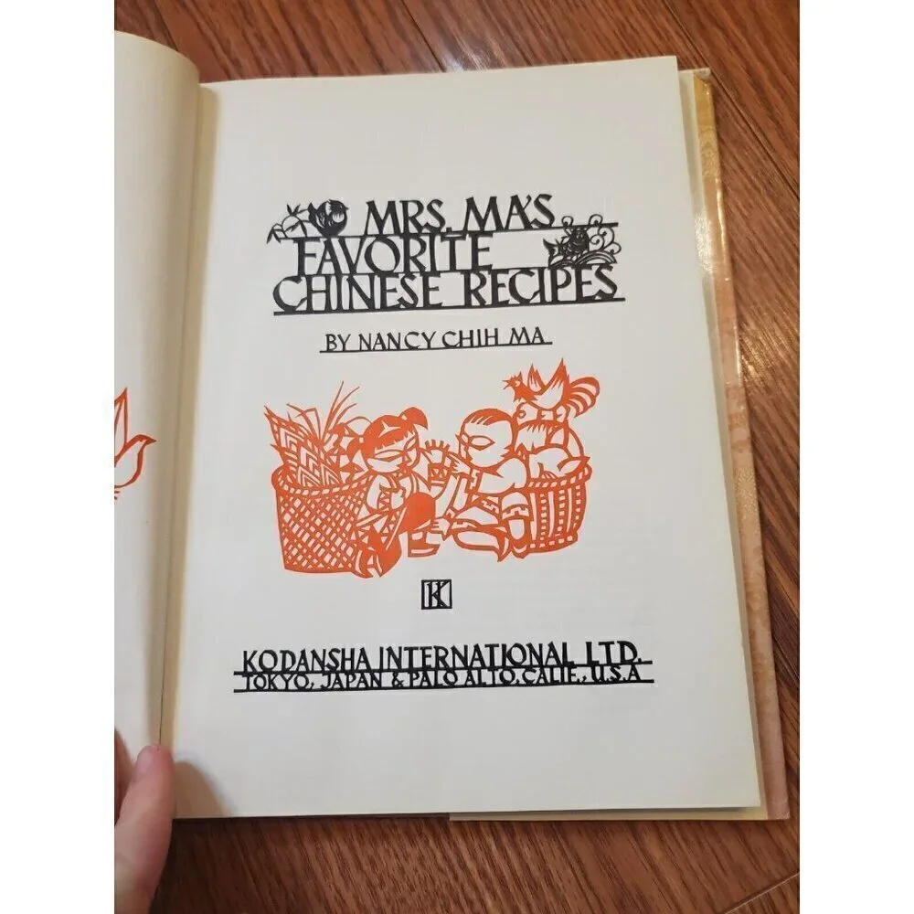 Lot of 2 Vintage Chinese‎ Cook Books Mrs.Ma's...& Lee Easy way to...Hardbacks